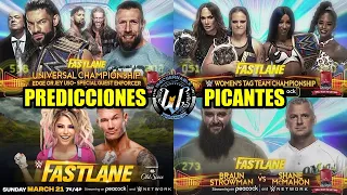 Predicciones Picantes - WWE Fastlane 2021