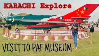 KARACHI EXPLORE | VISIT TO PAF MUSEUM IN KARACHI | HYPERSTAR MALL 😳😳