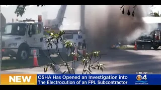 OSHA Opens Investigation Into FPL Worker Electrocution Death