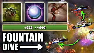 Fountain Dive = Team Wipe [Dispersion + Flesh Heap and Rot] Dota 2 Ability draft