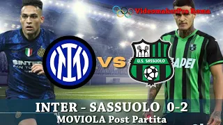 INTER-SASSUOLO 0-2: MOVIOLA, GOL ANNULLATO A DE VRIJ, HIGHLIGHTS, POST PARTITA