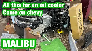 Replacing the oil cooler on a chevy Malibu