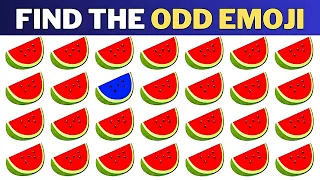 Find the Odd Emoji🍉 | Test Your Eyes | Emoji Quiz