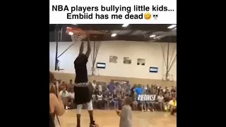 nba players bullying kid in basketball 🤣 | subscribe for more