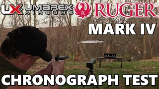 Umarex Ruger Mark IV Chronograph Test
