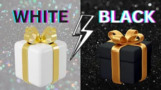 Black Vs White 🎁🎁 Choose Your Gift  || CHOOSE ONE | BLACK VS WHITE ||  Pick Your Gift @MissFuntuber