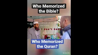 Bible vs Quran Memorization!