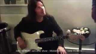 John NORUM jamming after show in Middelfart (DK) - June 11, 2016