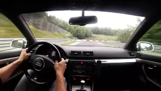 Touristenfahrt Nürburgring Nordschleife Audi S4 26-06-13 Lap #2 8:32 BTG