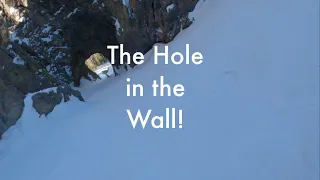 Skiing Hole in the Wall at Mammoth!