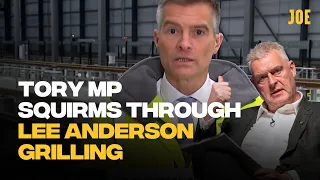 Just a Tory minister getting rinsed for Lee Anderson's vile attack on Sadiq Khan on morning round