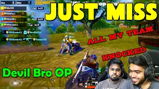 Just Miss For Chicken Dinner | All my teammates Get Knocked Out