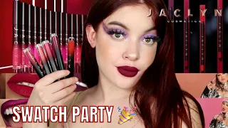 NEW JACLYN COSMETICS BRIGHT & BOLD POUTSPOKEN COLLECTION | REVIEW AND SWATCHES!