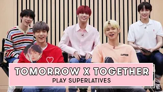 TOMORROW X TOGETHER Reveals Who is the Funniest, the Most Romantic and More | Superlatives