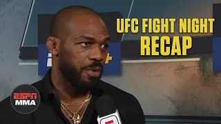 Jon Jones reacts to Jan Blachowicz’s KO win | UFC Fight Night Post Show | ESPN MMA