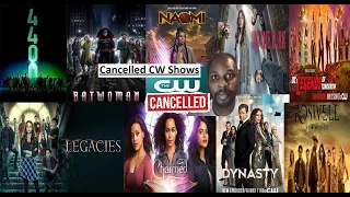 The CW Cancelled over 9 Shows! CW Shows cancelled 2022