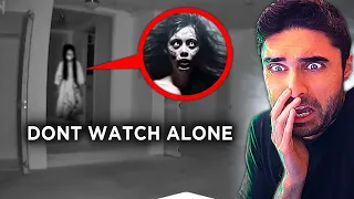 Scary Videos... Do NOT Watch Alone 😨- (SKizzle Reacts to Nukes Top 5 Style Scary Ghost Videos)