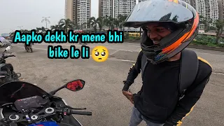 Bohot Dino Baad Loudest Bmw S1000rr Se Ki Ride 🥵♥️| happy Subscriber 💞| Sagarmore vlogs