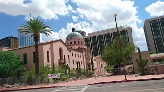 A WALK IN DOWNTOWN TUCSON.