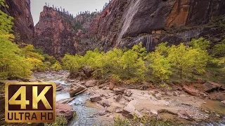 4K Nature Photography & Relaxing Music - Zion National Park. 1 Hour TV Screensaver Episode 1