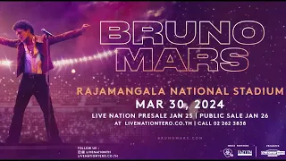 BRUNO MARS LIVE IN CONCERT BANGKOK  MARCH 2024