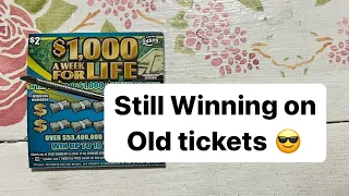 Still winning on $1000 a week for life Florida lottery scratch off tickets 10 in a row