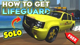 GTA 5 Online How to Get Lifeguard Vehicle Solo for Free (RARE Vehicle)