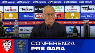 CAGLIARI - LECCE | RANIERI IN CONFERENZA STAMPA | PRE GARA, SERIE A TIM