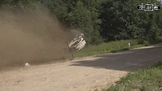 V. Jurkevičius A.Paliukėno crash Samsonas Rally Rokiškis 2020