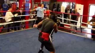 Colombiano sparring at Ponce De Leon Boxing Gym