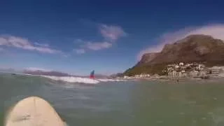 Surfing Muizenberg Beach