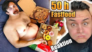 OMG! Er isst 50 STUNDEN NUR FASTFOOD 😂🍔🍕 I The Franklin Reaktion