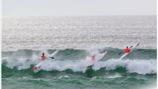 Tips On Paddling A Surfski Through Multiple Surf Breaks.