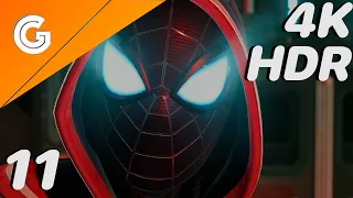 Spiderman Miles Morales PS5 Gameplay Walkthrough Part 11 | 4K HDR | No Commentary(Full game)