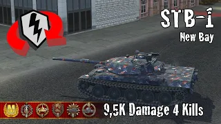 STB-1  |  9,5K Damage 4 Kills  |  WoT Blitz Replays