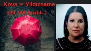 Kova ♒ Haftalık Yıldızmame ✡️ (24/30 Aralık ) Cumartesi Satürn günü 🪐#yıldızname #kahvefalı #tarot #