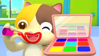 Learn Colors with Baby Kitten | Colors Song | Pretend Play | Kids Songs | Baby Cartoon | BabyBus