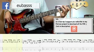 Robbie Williams - Feel BASS COVER + PLAY ALONG TAB + SCORE