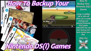 How To Dump Your Nintendo DS(i) Games! - Modded DSi/3DS Systems Required