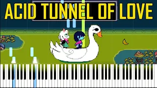 Acid Tunnel of Love - Deltarune Chapter 2 (Synthesia Piano Tutorial)