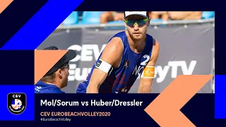 Mol/Sorum vs Huber/Dressler FULL MATCH - EuroBeachVolley 2020