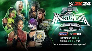 WWE 2K24 WrestleMania XL: Bianca Belair, Jade Cargill, and Naomi vs. Damage CTRL