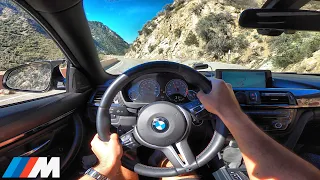 Straight Piped BMW M4 F82 POV Canyon Drive [LOUD EXHAUST]