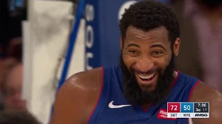 Andre Drummond Blows a Wide Open Dunk - Pistons vs Knicks | April 10, 2019 | 2018-19 NBA Season