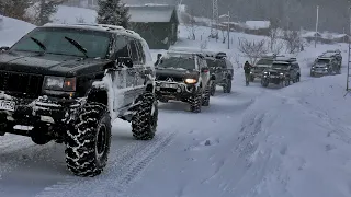 Mitsubishi L200 vs Jeep Cherokee  / 4WD ADVENTURE @TURKIYE BLACKSEA Kulakkaya Yaylası