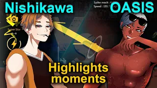 The Spike. Volleyball 3x3. Nishikawa vs OASIS. Highlights moments