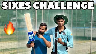 SIX HITTING CHALLENGE 🔥 | MOST SIXES IN ONE OVER | 6 BALL CHALLENGE