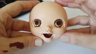 Cabeça Doll Aninha com língua de fora