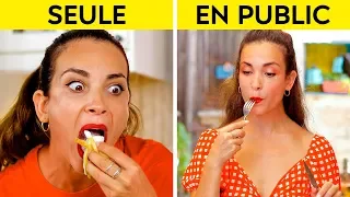 FILLES EN PUBLIC VS. FILLES SEULES ||| Règles de Savoir-Vivre Seule ou En Société Par 123 GO!