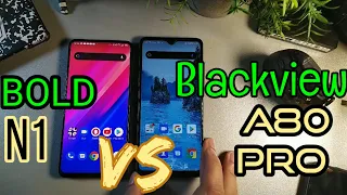 Blackview A80 pro VS BOLD N1 | Speed Test, Geekbench 5